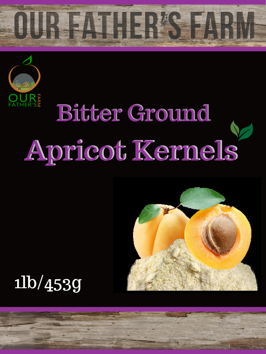 1LB / 453G - BITTER GROUND APRICOT KERNELS