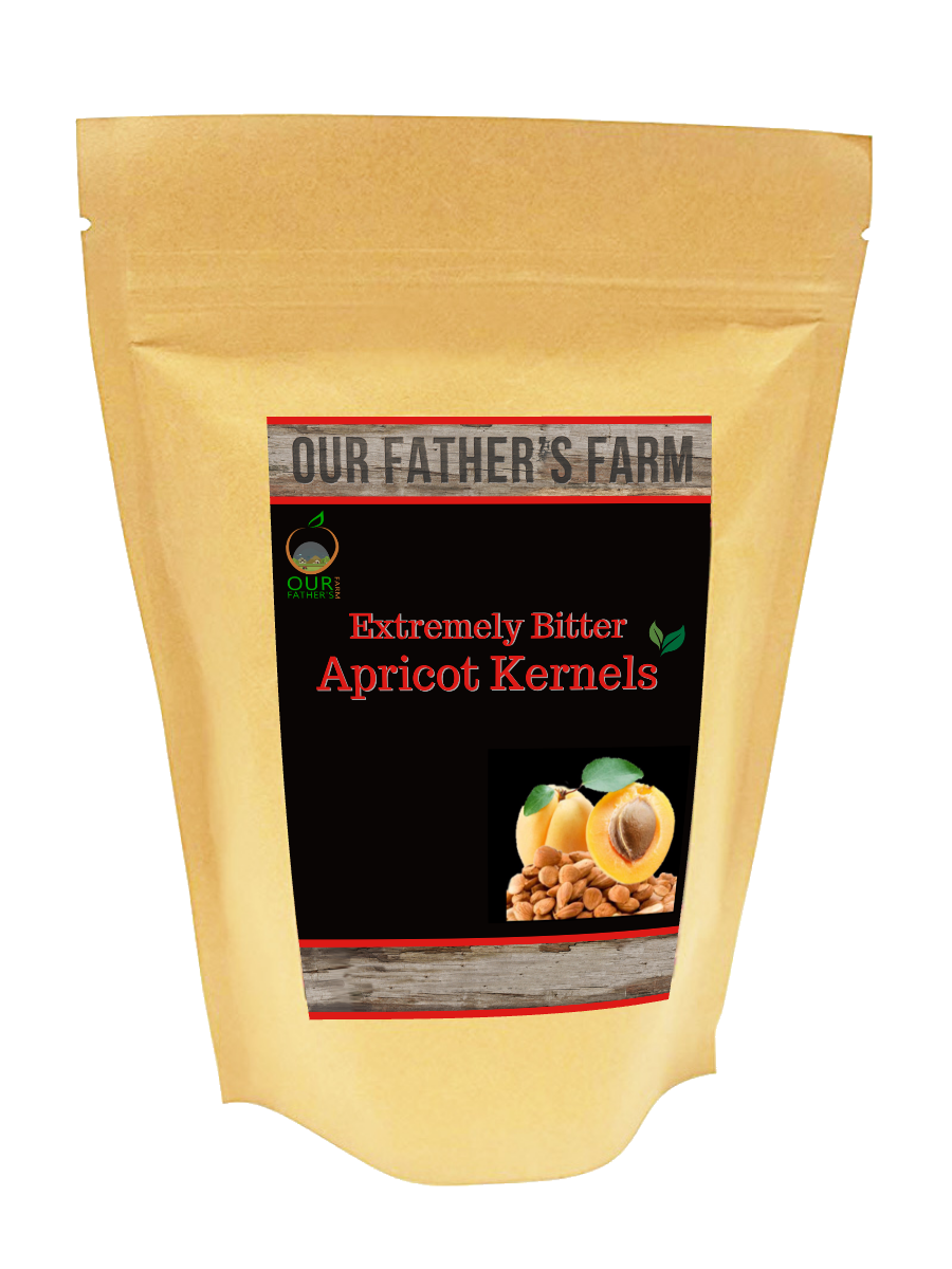 1LB / 454G -EXTREMELY BITTER RAW APRICOT KERNELS