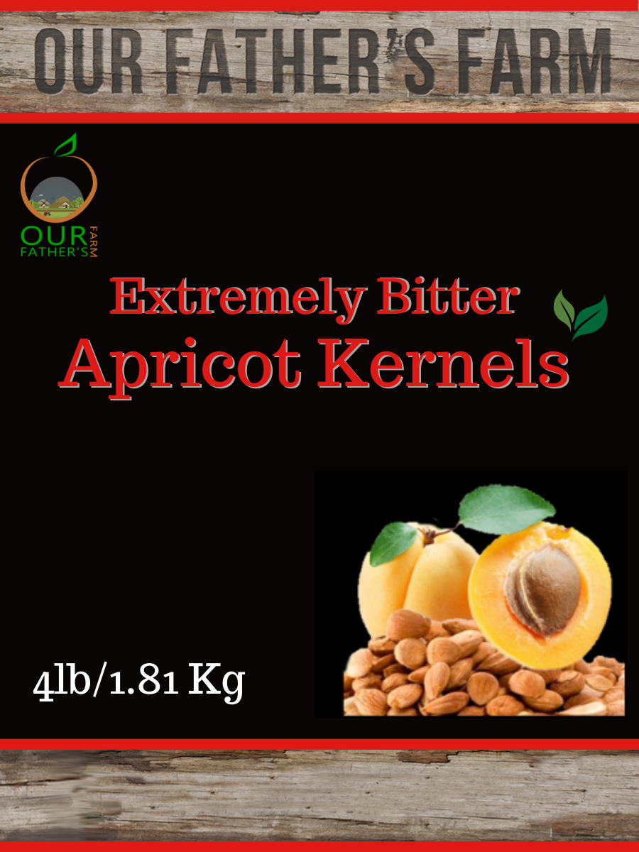 4LBS/ 1.8KG  -EXTREMELY  BITTER RAW APRICOT KERNELS