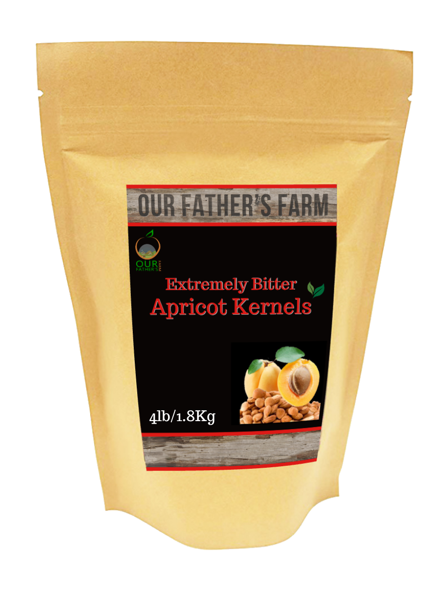 4LBS/ 1.8KG  -EXTREMELY  BITTER RAW APRICOT KERNELS